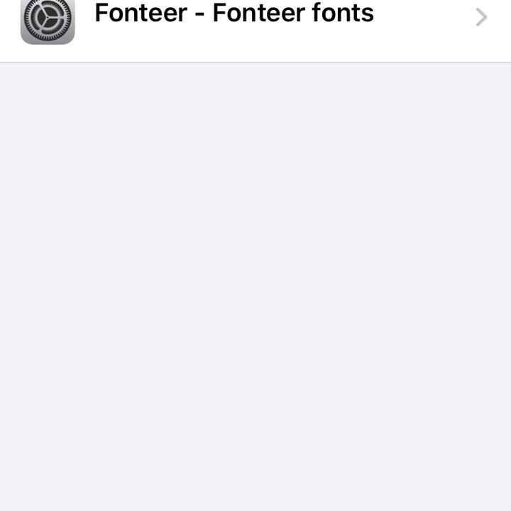 Third-party fonts in iOS 13.