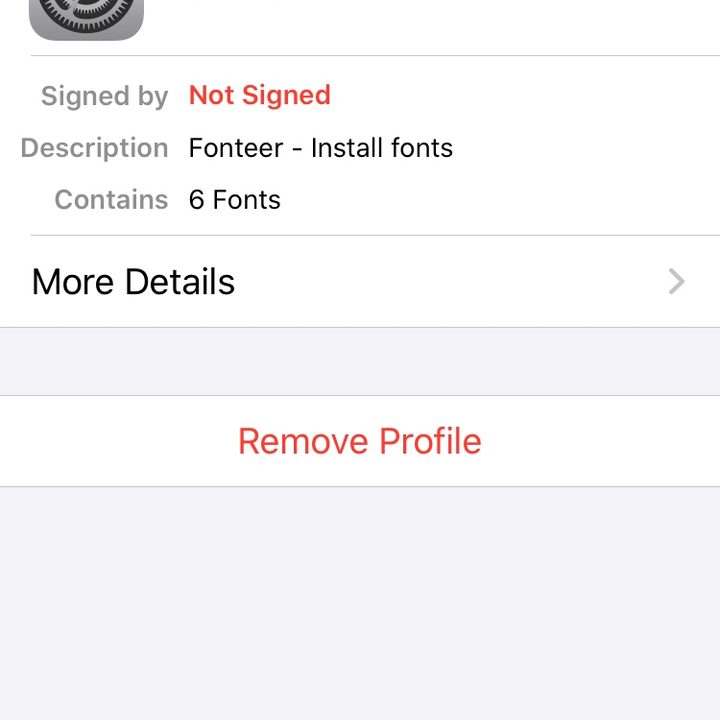 Third-party fonts config file in iOS 13.
