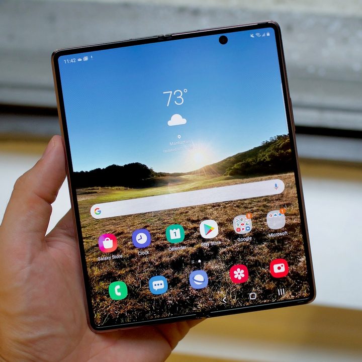Galaxy Z Fold 2 unfolded