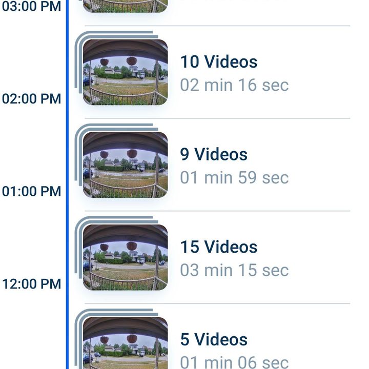 Screenshot of the HomeHawk app