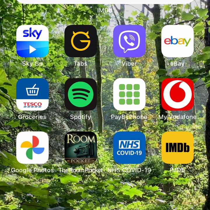 IMDb home screen