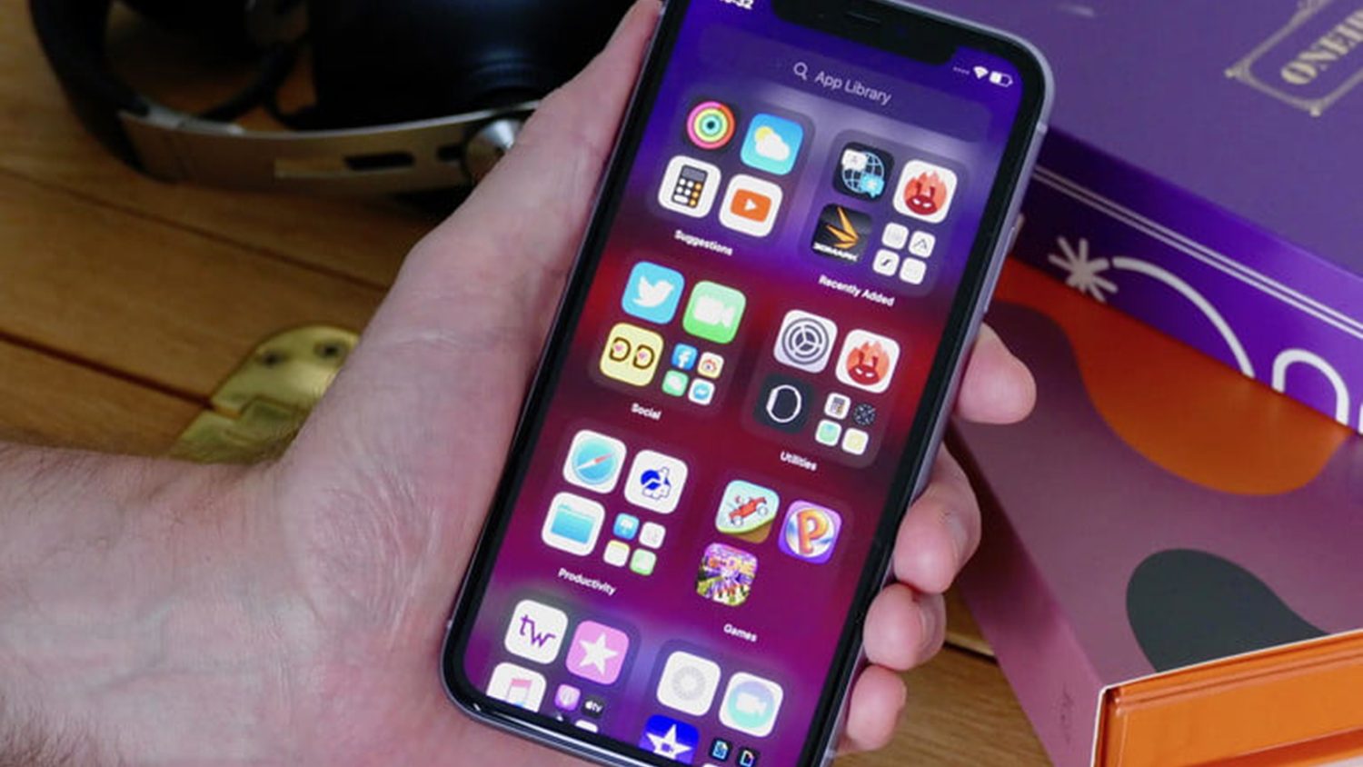 iOS 14 App Library