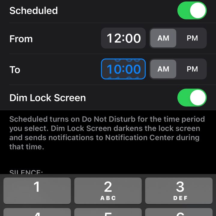 iPhone Go Back to Settings