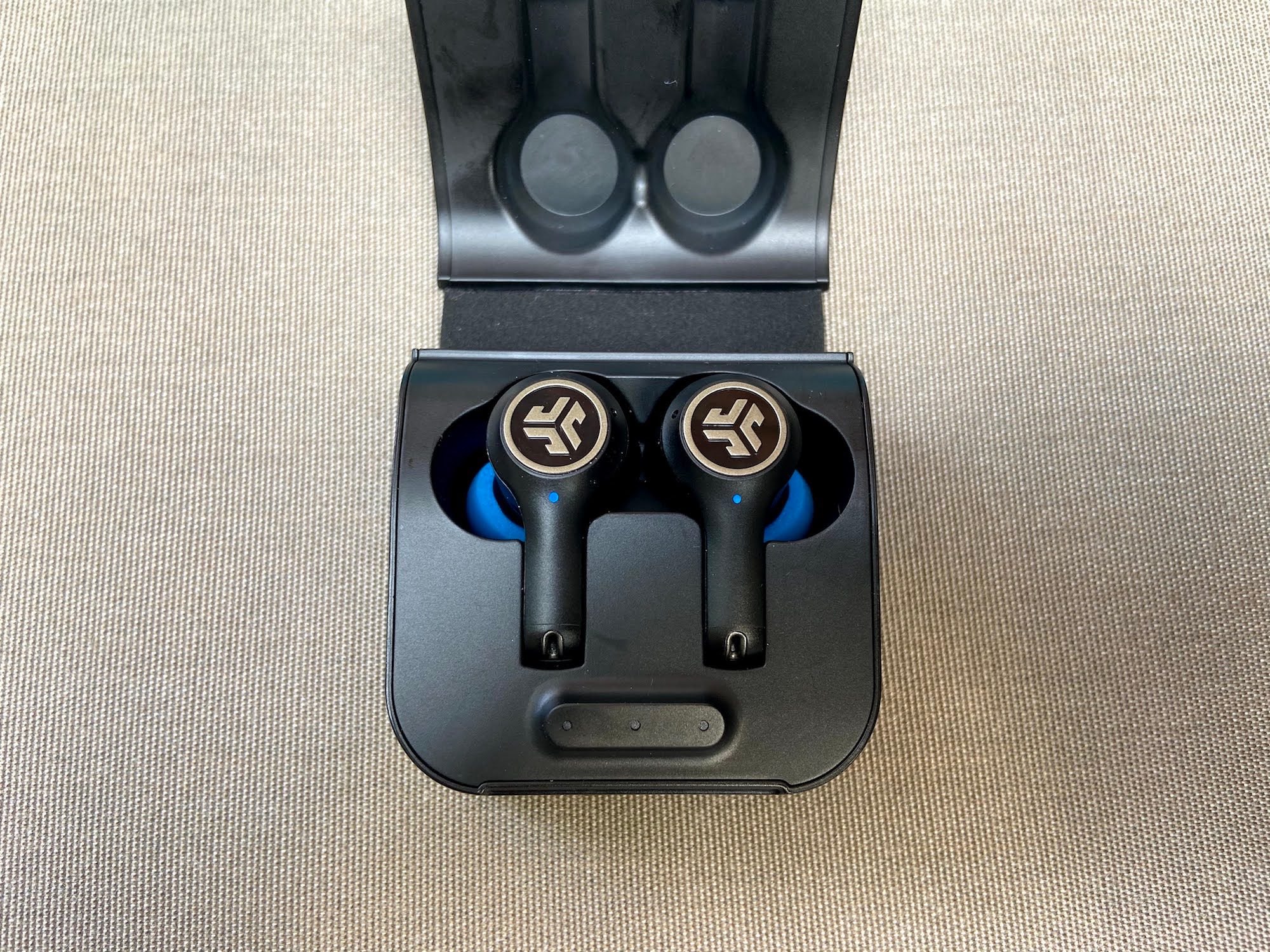 JLab Epic Air ANC true wireless earbuds.