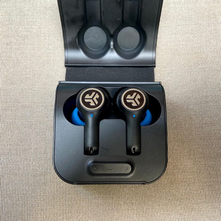 JLab Epic Air ANC true wireless earbuds.