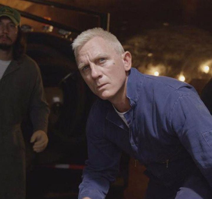 Adam Driver, Daniel Craig, and Channing Tatum in "Logan Lucky."