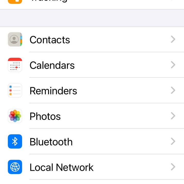 Location Services selector in iOS 14.