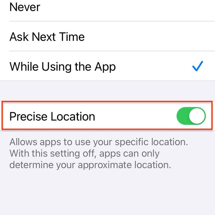 Location Services iOS 14.