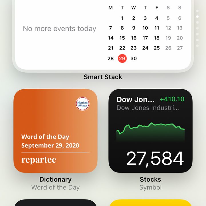 Merriam-Webster Dictionary iOS 14 widget