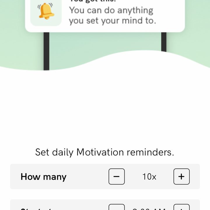 Motivation app