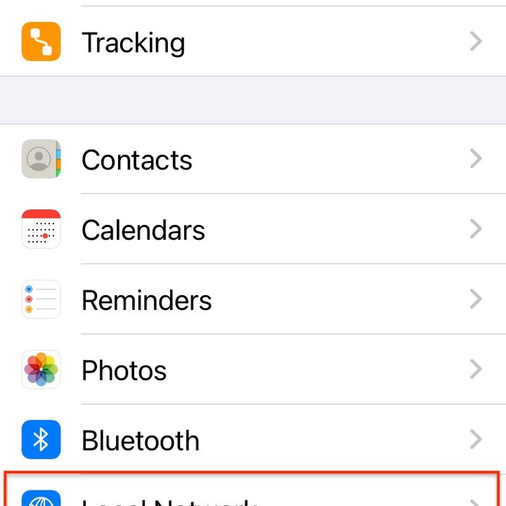 iOS 14 network privacy.
