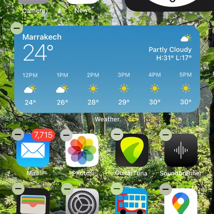 New Clock location.