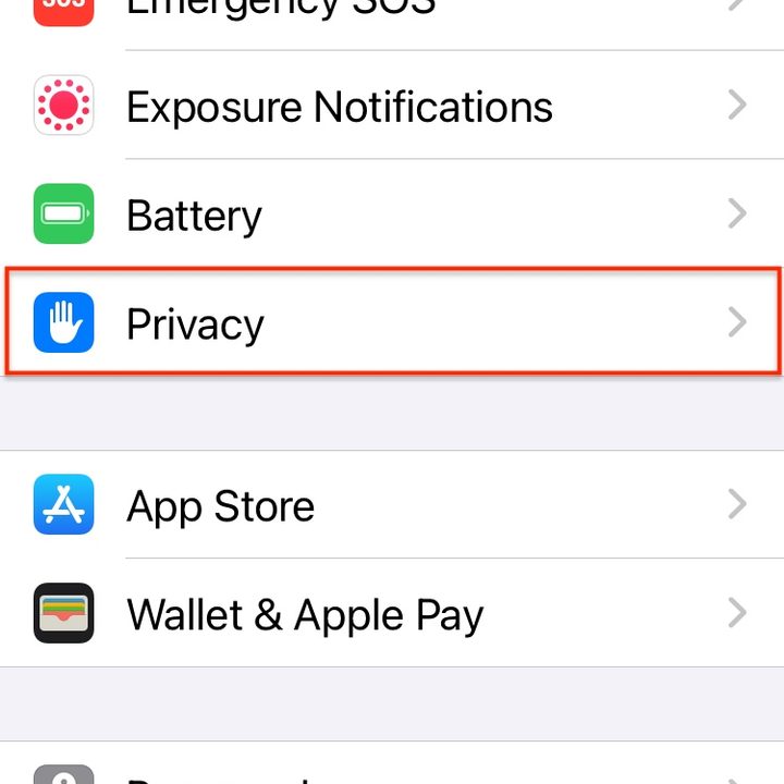 iOS 14 Precise Location setting.
