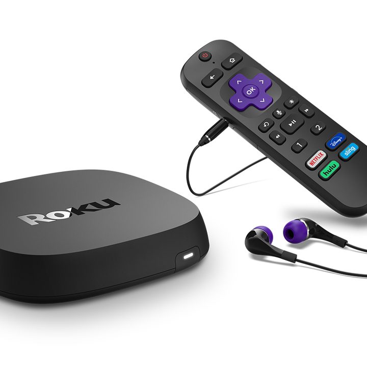 The Roku Ultra (2020) with remote.