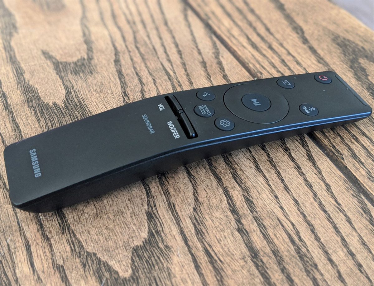 Samsung Q800T soundbar remote