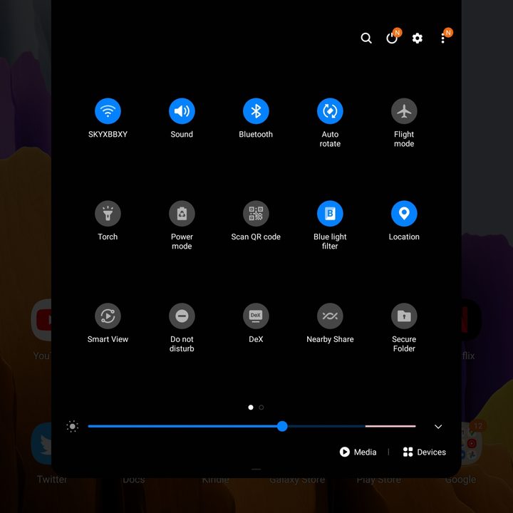 samsung galaxy tab s7 plus review screenshot 20200917 165039 one ui home