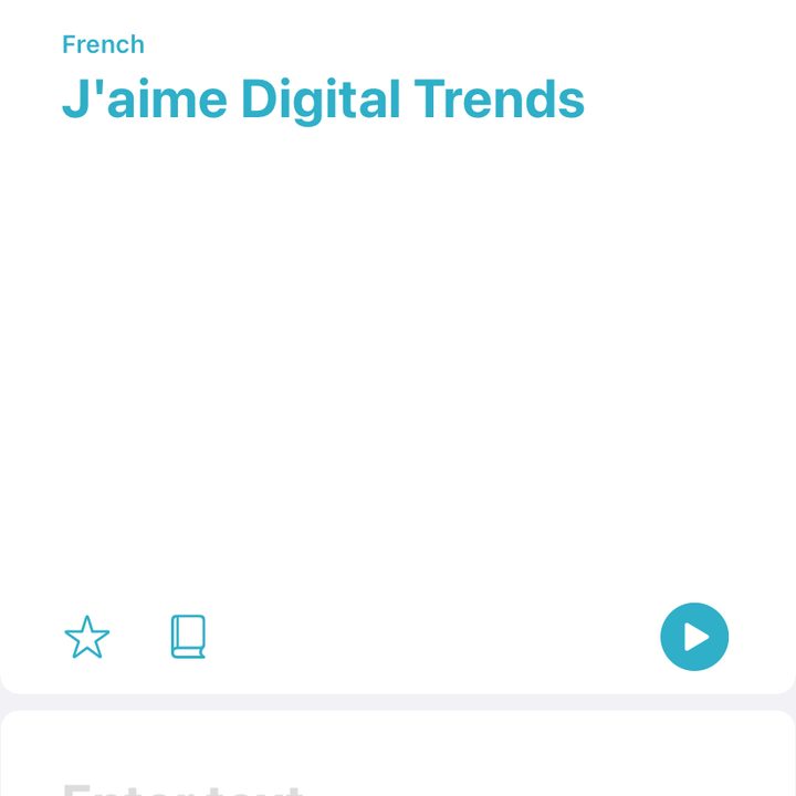 Speaking into Translate app.