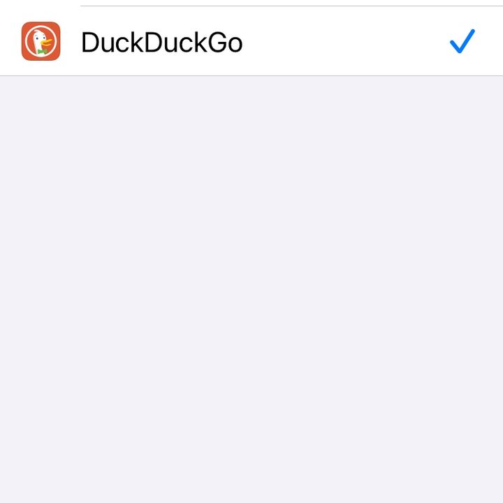 Subbing in an alternative default app.
