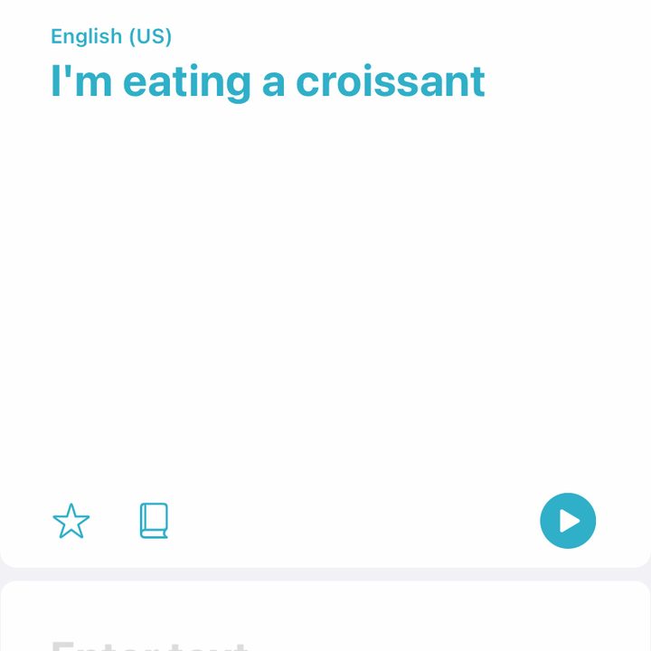 Translate spoken translations.
