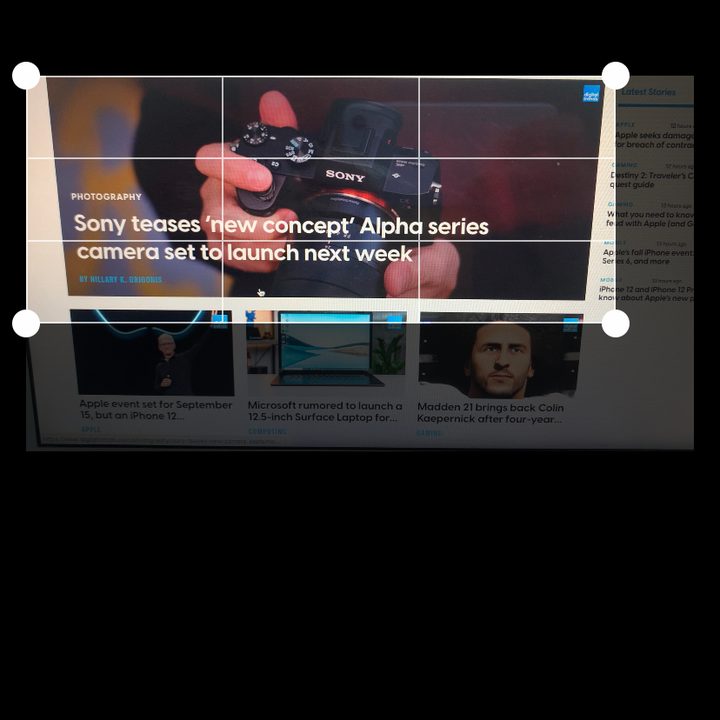 Video Crop app editing