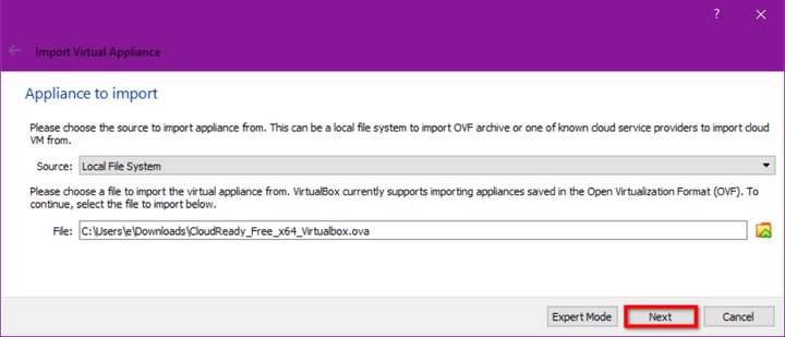VirtualBox Find Source File