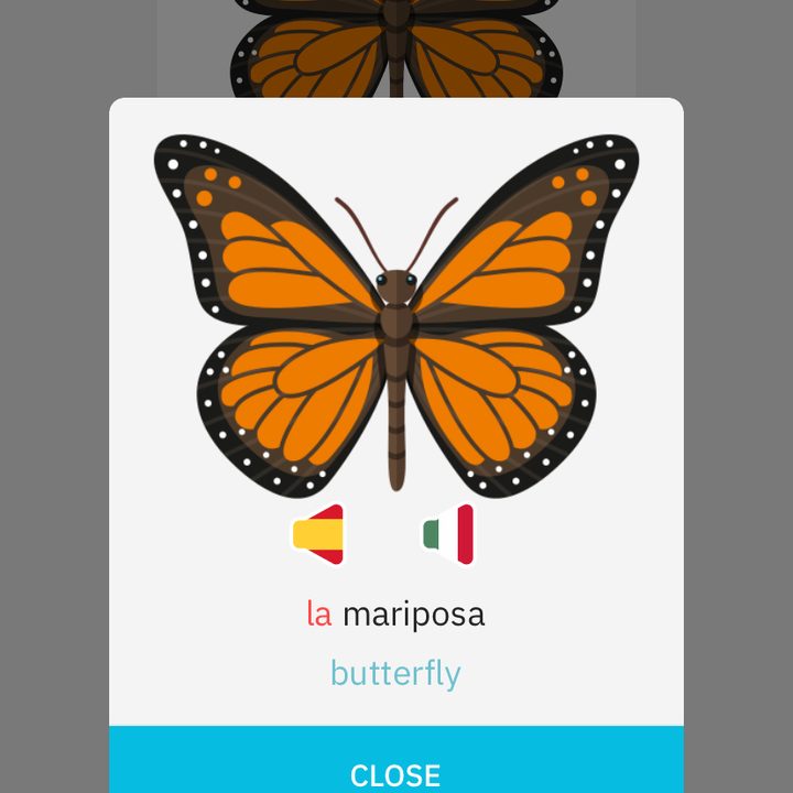Wlingua la mariposa