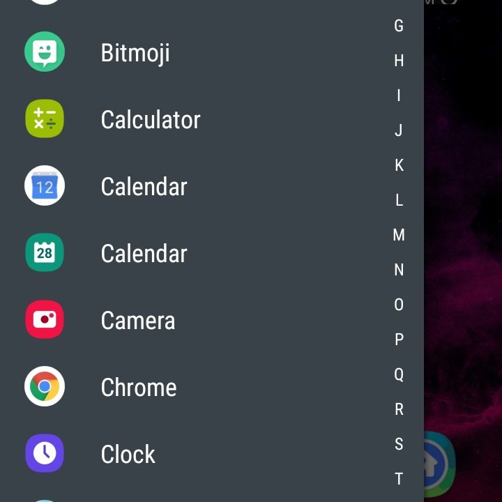 Action Launcher App Tray