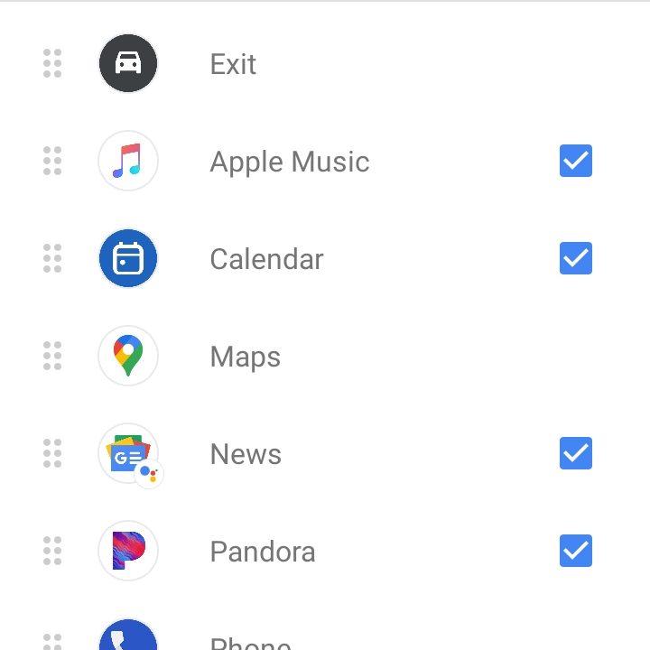 Android Auto Add Remove Apps