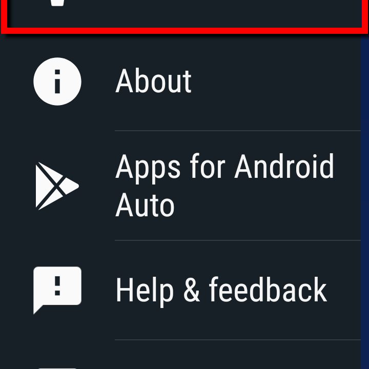 Android Auto Open Settings