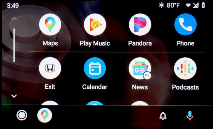 Android Auto Screenshot