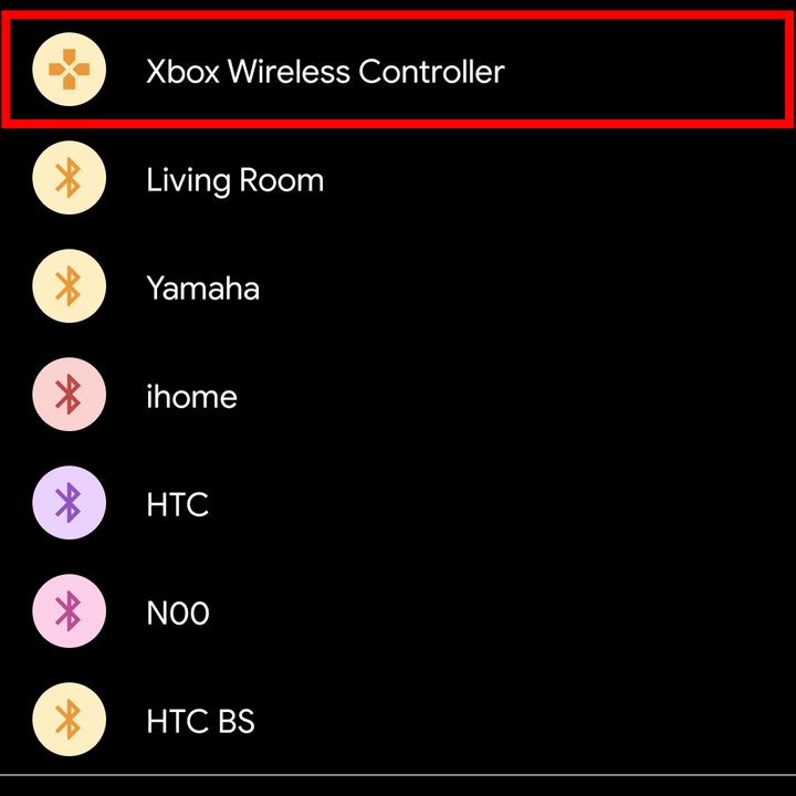 Android Pair Xbox Controller