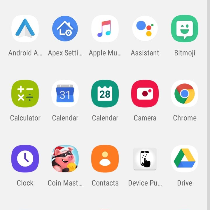 Apex Launcher App Drawer