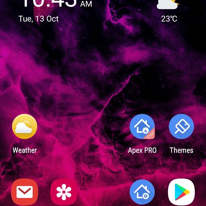 Apex Launcher Home Screen