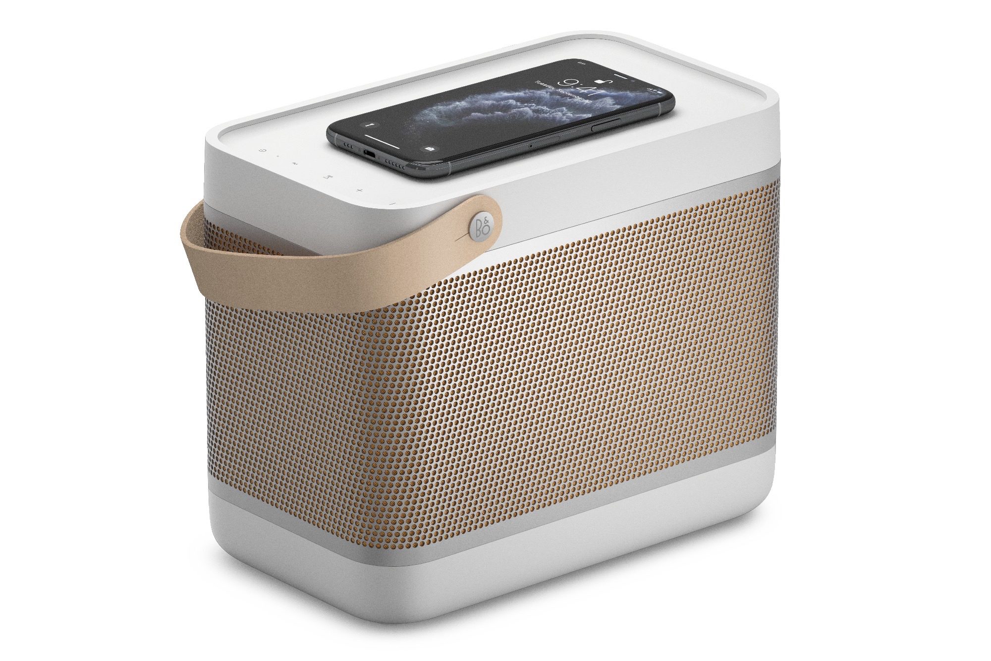 Bang and Olufsen Beolit 20 Bluetooth speaker with wireless charging