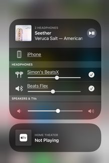 Beats Flex audio sharing