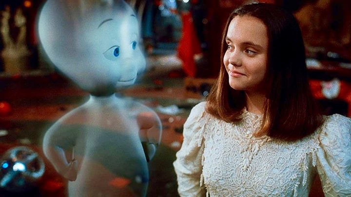 Casper the Friendly Ghost and Christina Ricci in Casper.