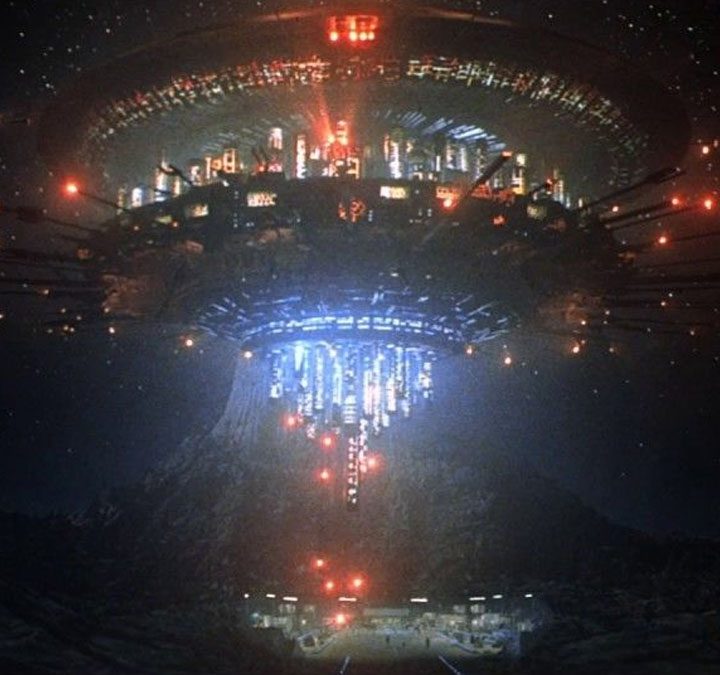 A scene from Close Encounters of the Third Kind.