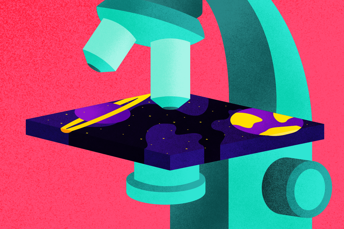 dark matter illustration