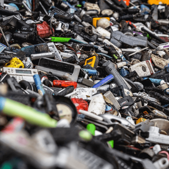 A pile of e-waste.