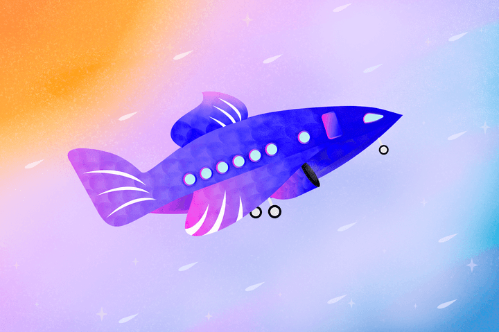 plane with scales