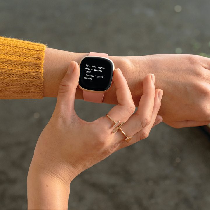 Wearing Fitbit Versa 3