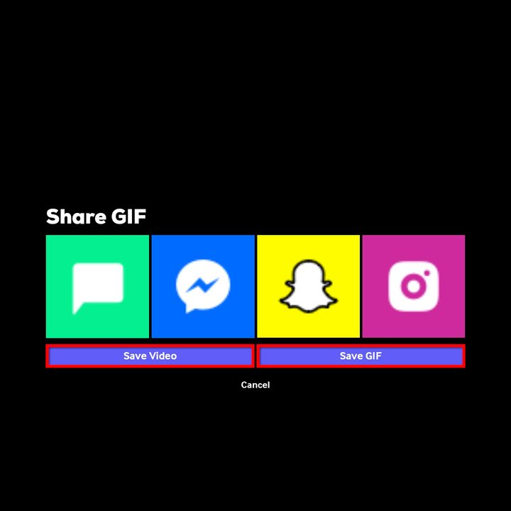 Giphy App Save GIF