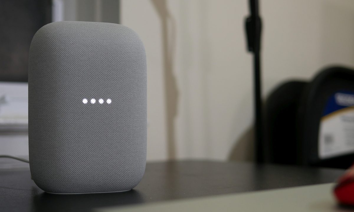 Nest Audio on a table.