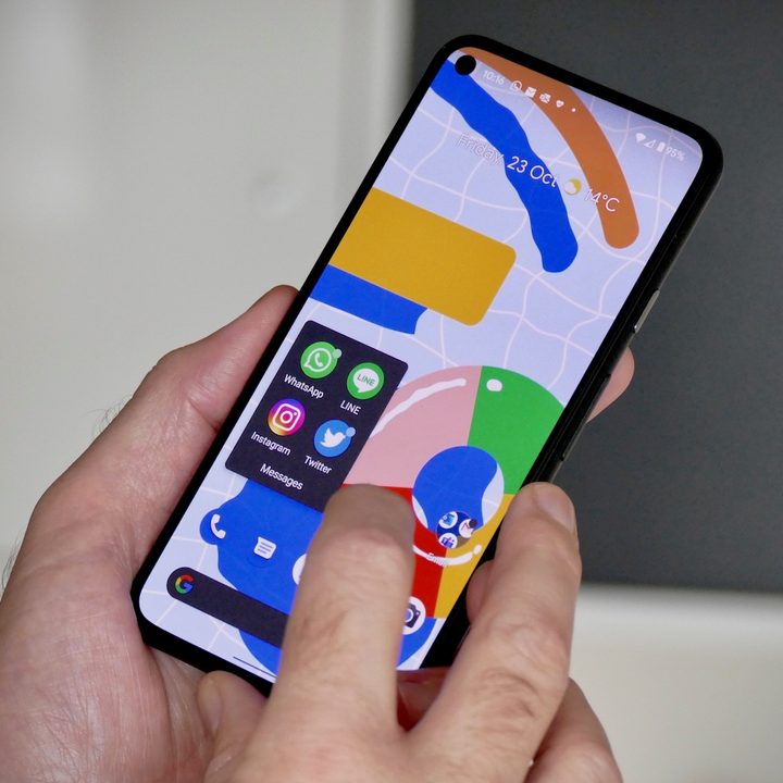 Google Pixel 5 Folders