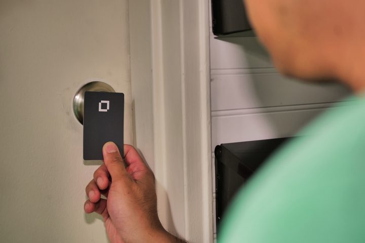 Level Touch using the NFC keycard