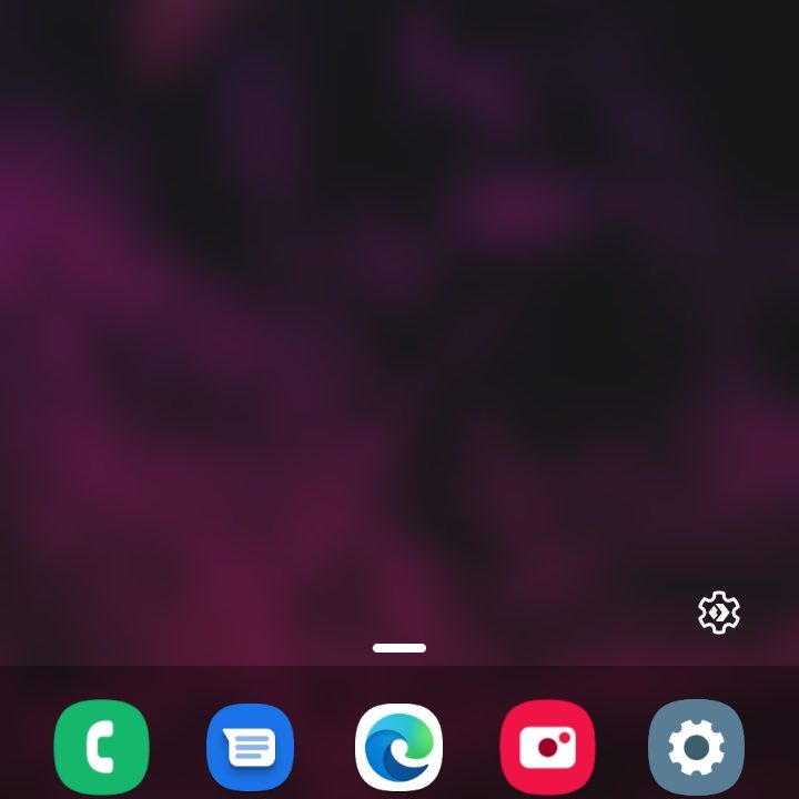 Microsoft Launcher Expanded Dock