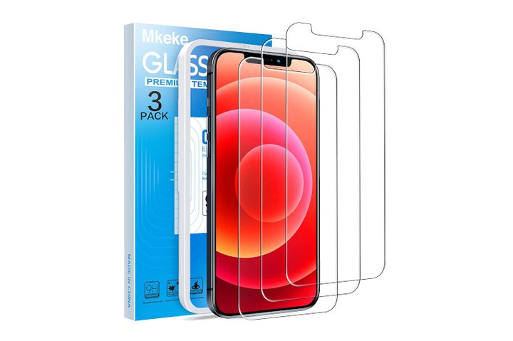 Mkeke Tempered Glass Screen Protector for iPhone 12 Mini
