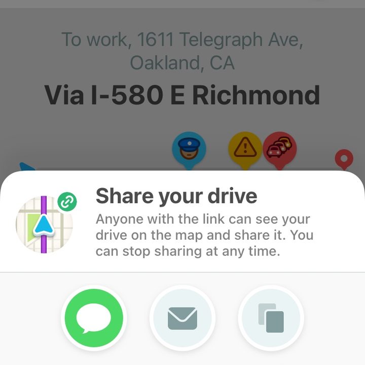 how to use waze sharedrive