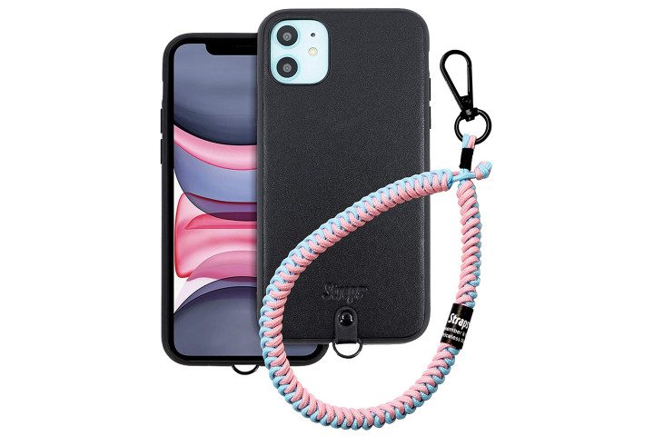 Straps Premium Leather Case for iPhone 11.