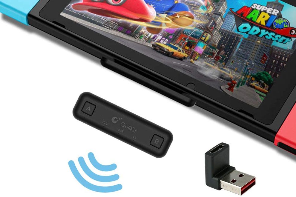 GuliKit Route Air Bluetooth Adapter for Nintendo Switch